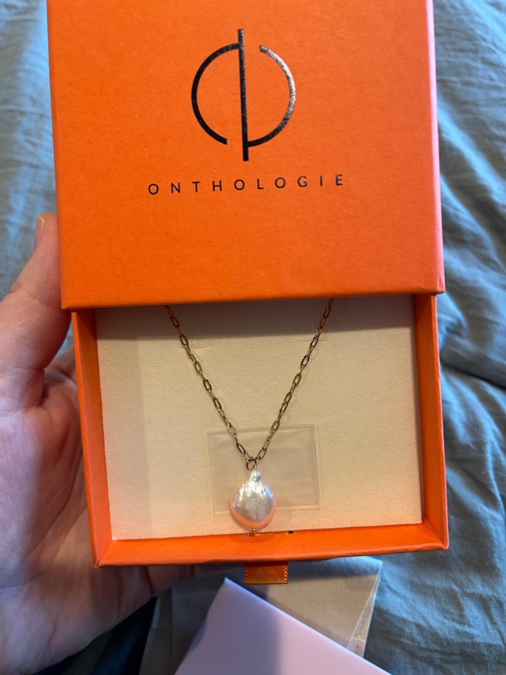 NWT Onthologie fresh water pearl necklace - Picture 3 of 7